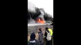 Fire breaks out on Stansted Airport shuttle bus