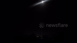 Full moon in the countryside