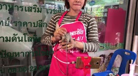 One skinny latte and a pet squirrel please