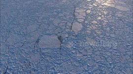 Stunning Drone Footage -- Sea Ice across Atlantic [birds eye view]
