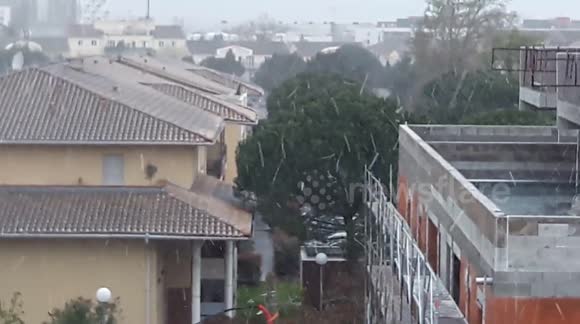 Hail storm in Toulouse march 31th 2018 / averse de grêle à Toulouse le 31 mars 18