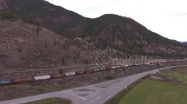 Spences Bridge BC Canada, Train