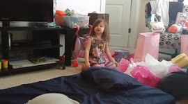 She appreciates her easter gifts