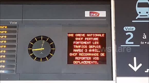 Train strikes in Toulouse in april 2018 / La gréve des trains à Toulouse avril 2018