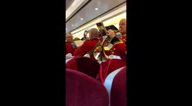 Live band on Virgin train from London Kings Cross to Newcastle