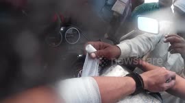 Motorcycle Accident in India pt. 1