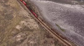 Freight Train near Ashcroft BC Canada