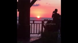 Sunset in Jamaica is perfect