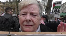 UK Palestine Mental Health Network demo Great March Of Return, London, UK