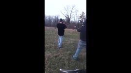 Tannerite microwave close call