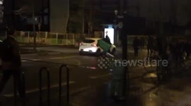 University reform protesters march through Paris streets after Sorbonne blockade