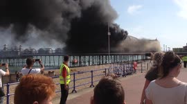Eastbourne pier fire