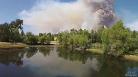 Wildfire from the Sky - Sand Fire Day 2