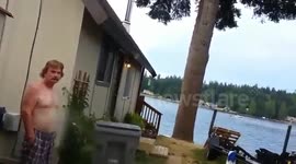 Drunk Neighbor Gets The Hose FULL VERSION