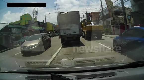 Blasting through a red light - Philippines