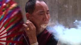 Man 'burns sawdust in mouth'