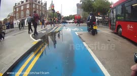 Cycle Superfloodway - Cycle Superhighway 2 segregation flooding