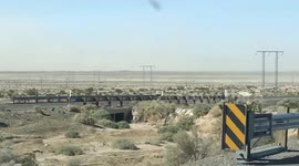 Drivers warned of poor conditions as high winds cause dust storm in western US