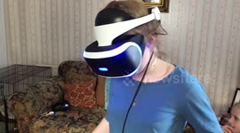PS4 VR freaks out teenager