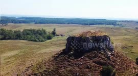 sequía en el norte de uruguay campo seco cerro batovi