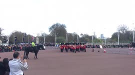 Two Guards Bands play at Buckingham Palace ceremony
