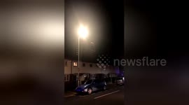 Newsflare Edit - Fire in an estate near Abbey Road, Stratford. Very fast response from the LFB. https://t.co/kmqisnMaoh