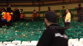 Celtic v Maribor Fight between hooligans