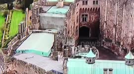 Spooky 'ghost rider' apparition on horse spotted at UK castle