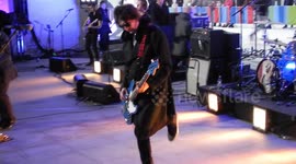 Manic Street Preachers perform a street gig in London