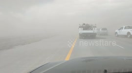 Crazy wind in Colorado April 17th 2018, I25 and Hwy66