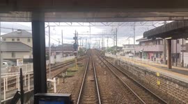 Train journey now in japan