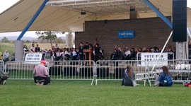 Shooting survivors hold Vote for Our Lives rally near Columbine high school
