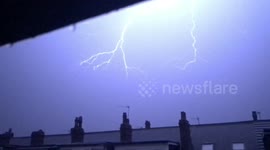 Spectacular weekend lightning storm captured over Leeds
