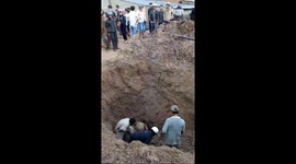 Rescue the couple was buried in stone in a landslide