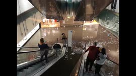 Flooding Shoppingcenter Citypark Austria Graz extrem Thunderstorm