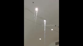 Flooding Shoppingcenter Citypark Austria Thunderstorm extrem  hail rain