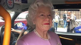 Wax version of Her Majesty pays visit to see royal baby