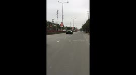 Multi-coloured super-car convoy seen in Vietnam