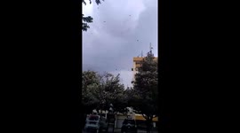 Whirlwind Breaks Houses in Yogyakarta