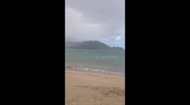 Canoe Racing in Hanalei Bay Kauai