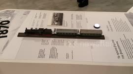 A replica of one of the first Greek trains