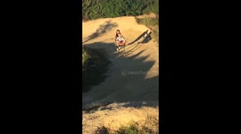 Stole a trolley and decided to take it to the bmx Park