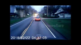 No lights no stop sign kid still runs in front of traffic