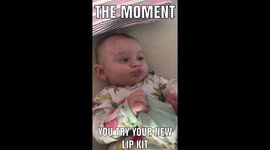 Baby thinks she’s a Kardashian