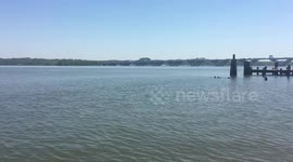 High temperatures finally reached the East Coast