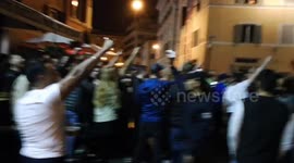 Liverpool fans in Rome (May 1, 2018)