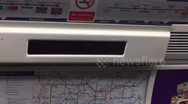 Broken tube information board