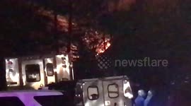 Man in NORTH HAVEN Connecticut blows up his home after holding his wife hostage - SWAT officers injured