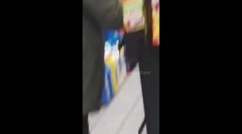 Man High Out Of His Mind On “Dust” Smoking it in the Gas Station