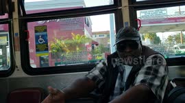 Veteran in wheelchair    Arguing with big blue bus calls lAPD part 2